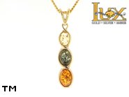 Jewellery GOLD pendant.  Stone: amber. TAG: ; name: GP315; weight: 2g.