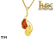 Jewellery GOLD pendant.  Stone: amber. TAG: nature, animals, unique; name: GP422; weight: 0g.