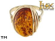 Jewellery GOLD ring.  Stone: amber. TAG: ; name: GR356; weight: 5.54g.