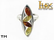 Jewellery SILVER sterling ring.  Stone: amber. TAG: ; name: R-736; weight: 4.3g.