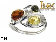 Jewellery SILVER sterling ring.  Stone: amber. TAG: ; name: R-775; weight: 3.6g.