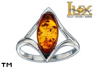 Jewellery SILVER sterling ring.  Stone: amber. TAG: ; name: R-923; weight: 2.9g.