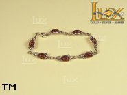 Jewellery SILVER sterling bracelet.  Stone: amber. TAG: nature, clasic; name: B-170; weight: 8.7g.