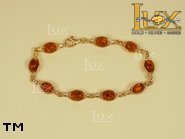 Jewellery GOLD bracelet.  Stone: amber. TAG: ; name: GB025; weight: 7.5g.