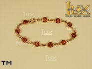 Jewellery GOLD bracelet.  Stone: amber. TAG: ; name: GB026; weight: 9.4g.
