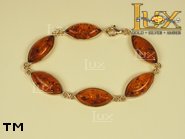 Jewellery GOLD bracelet.  Stone: amber. TAG: ; name: GB238; weight: 14.5g.