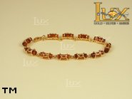 Jewellery GOLD bracelet.  Stone: amber. TAG: ; name: GB269; weight: 10.3g.