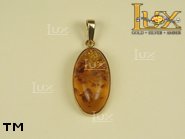 Jewellery GOLD pendant.  Stone: amber. TAG: clasic; name: GP108-4; weight: 0g.