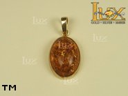 Jewellery GOLD pendant.  Stone: amber. TAG: clasic; name: GP108-5; weight: 0g.