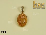 Jewellery GOLD pendant.  Stone: amber. TAG: clasic; name: GP108-6; weight: 0g.