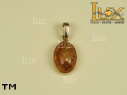 Jewellery GOLD pendant.  Stone: amber. TAG: clasic; name: GP108-7; weight: 0g.