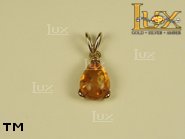 Jewellery GOLD pendant.  Stone: amber. TAG: clasic; name: GP218; weight: 1.63g.