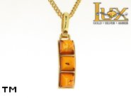 Jewellery GOLD pendant.  Stone: amber. TAG: ; name: GP248; weight: 1.3g.
