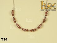 Jewellery SILVER sterling necklace.  Stone: amber. TAG: ; name: N-541; weight: 9.7g.