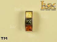 Jewellery SILVER sterling pendant.  Stone: amber. TAG: clasic; name: P-520-1; weight: 1.6g.