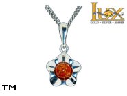 Jewellery SILVER sterling pendant.  Stone: amber. TAG: nature; name: P-983; weight: 1g.