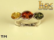 Jewellery SILVER sterling ring.  Stone: amber. TAG: ; name: R-707; weight: 5g.