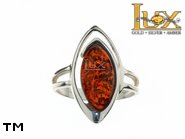 Jewellery SILVER sterling ring.  Stone: amber. TAG: ; name: R-841; weight: 4g.